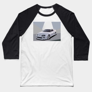 Toyota Supra by Gas Autos Baseball T-Shirt